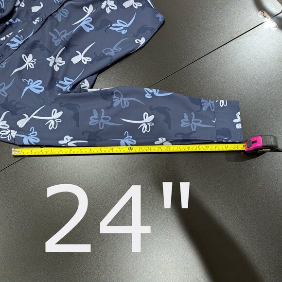 Like New CON.STRUCT Cat Floral Long Sleeve Everyday Shirt, size XL - Picture 11 of 12